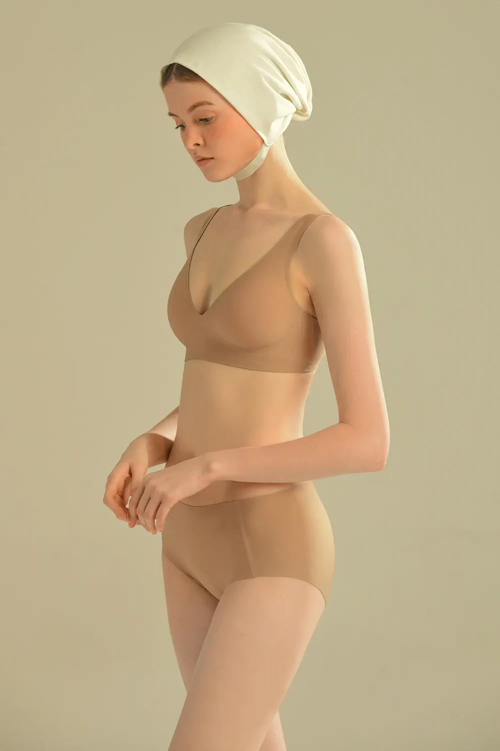 Plunge Wireless Seamless Invisible Push Up Small Chest Bra