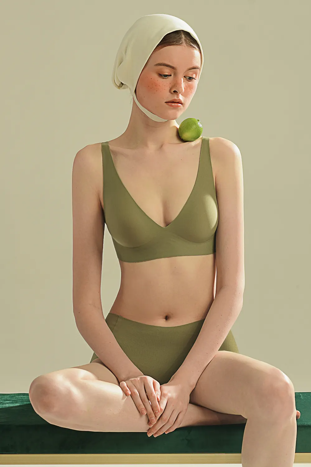 Plunge Wireless Seamless Invisible Push Up Small Chest Bra