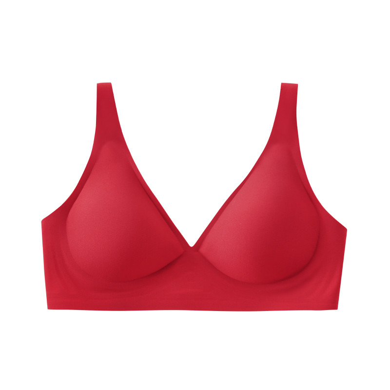 Jelly Wireless Seamless Invisible Push Up Small Chest Bra