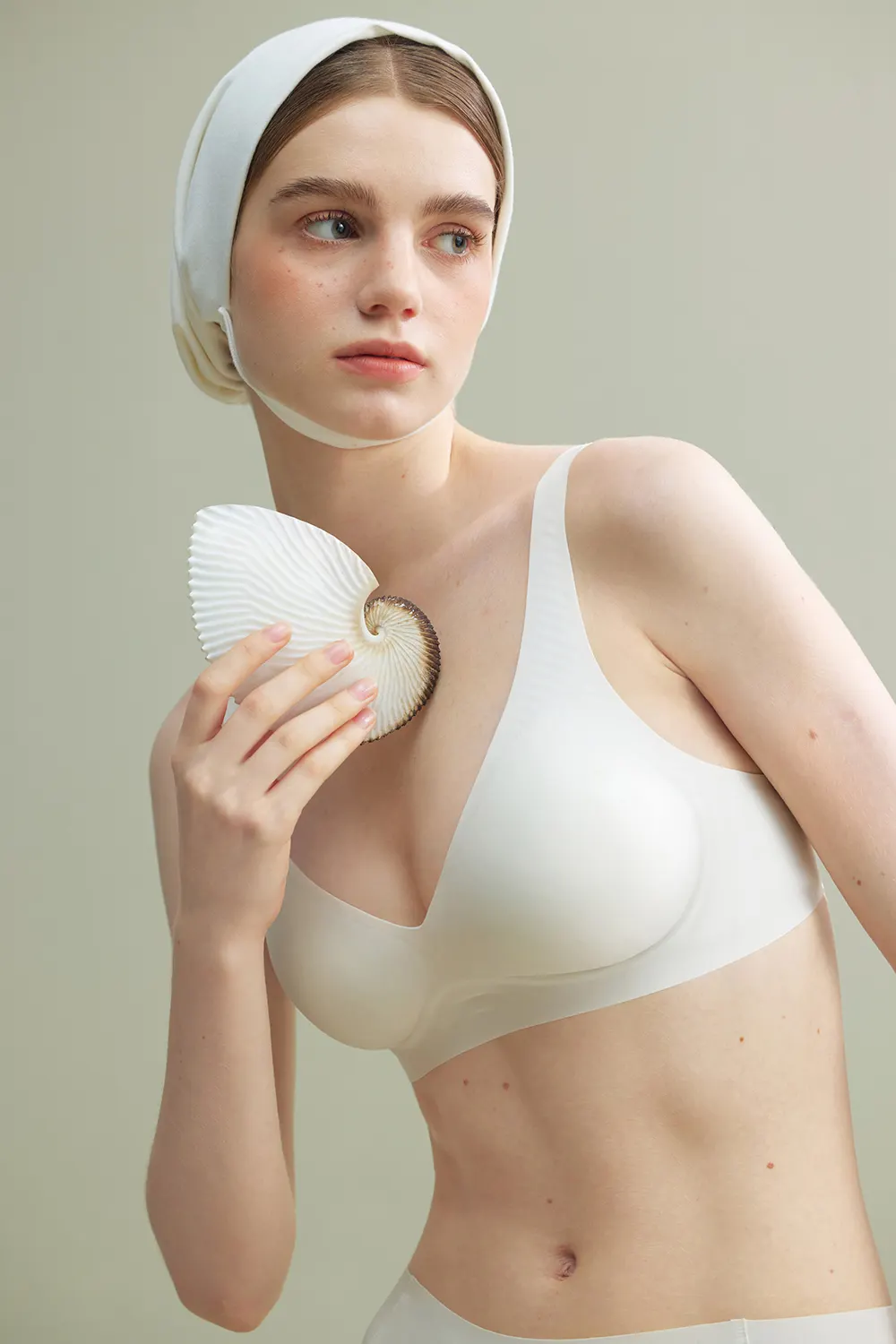 Push Up Seamless Wireless Deep V Supportive Bra