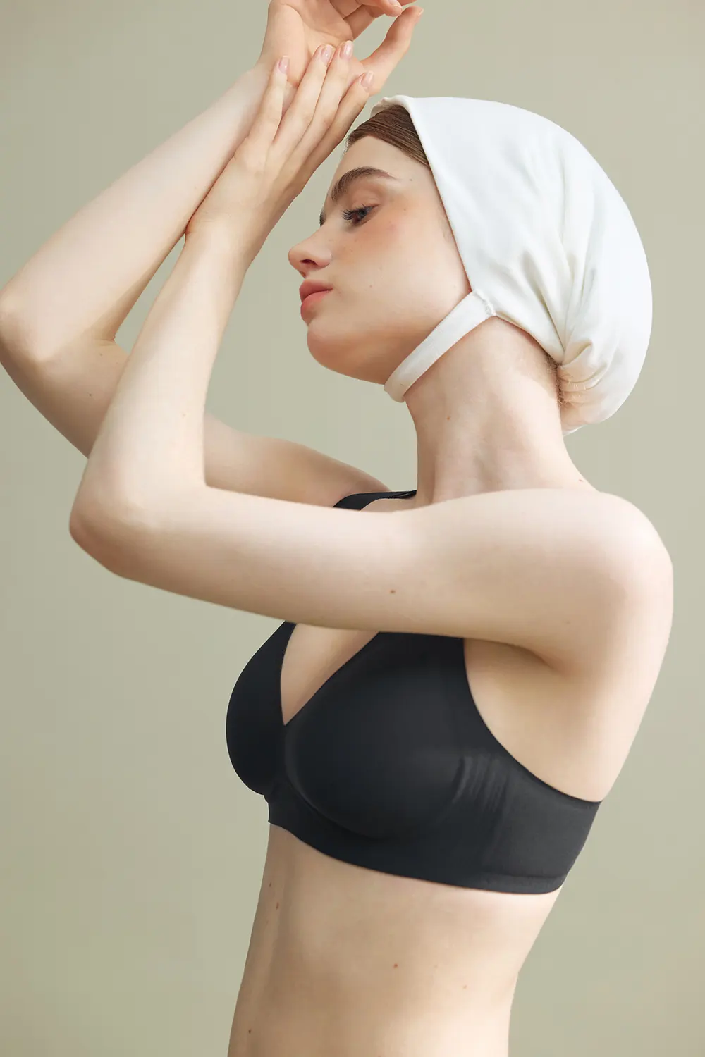 Push Up Seamless Wireless Deep V Supportive Bra