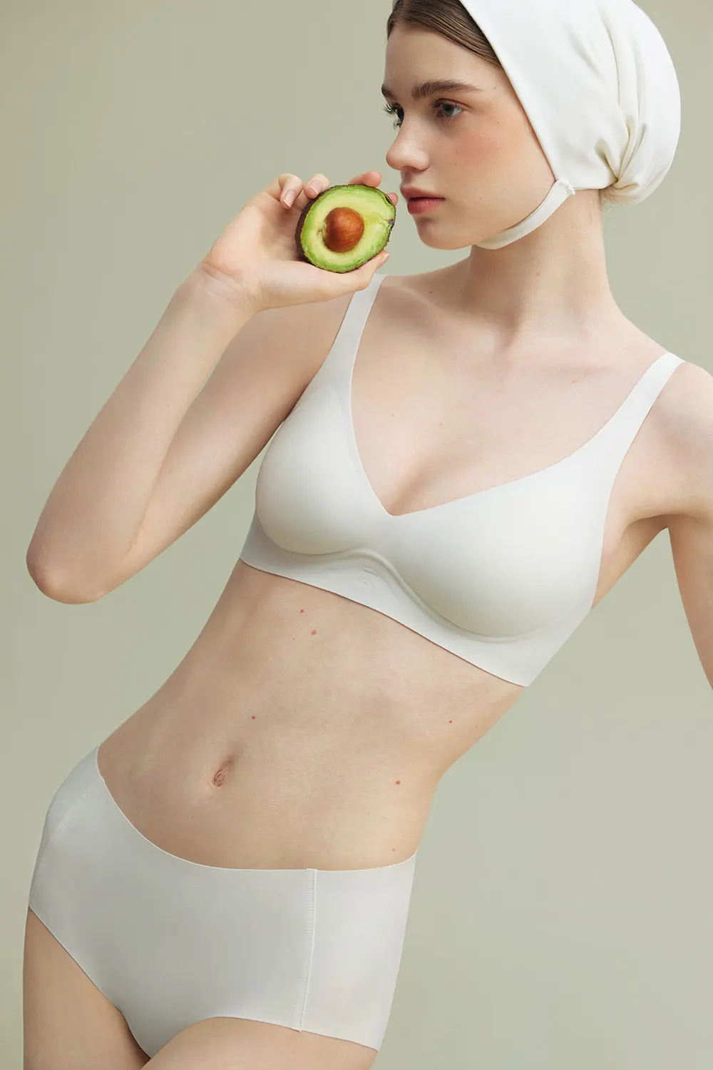 Push Up Seamless Wireless Deep V Supportive Bra