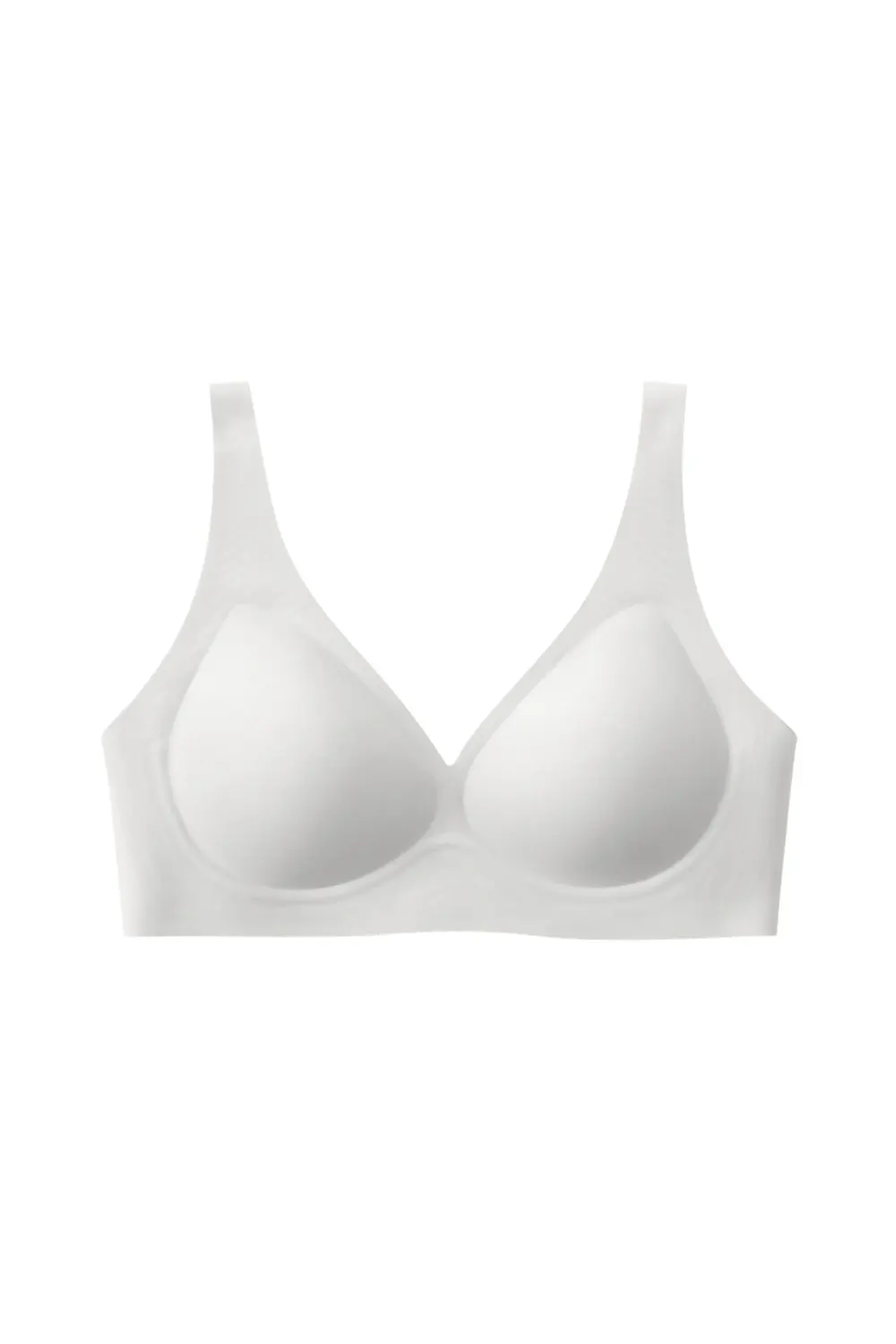 Push Up Seamless Wireless Deep V Supportive Bra