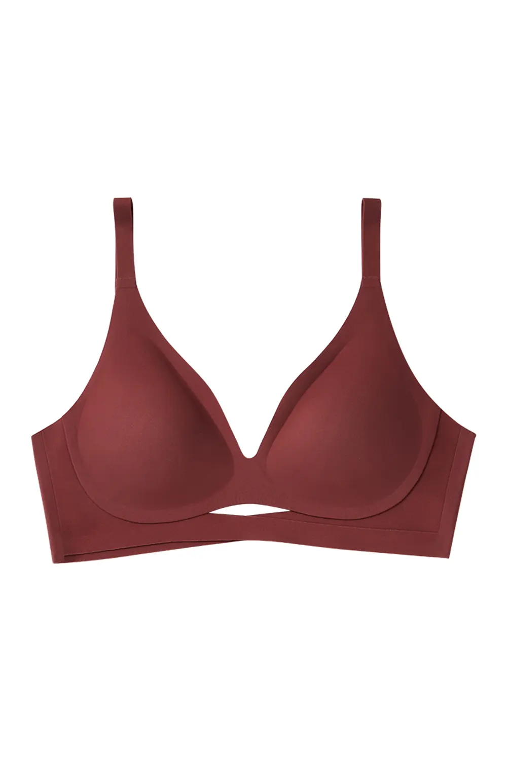 Seamless Push Up Cross-folding Bra