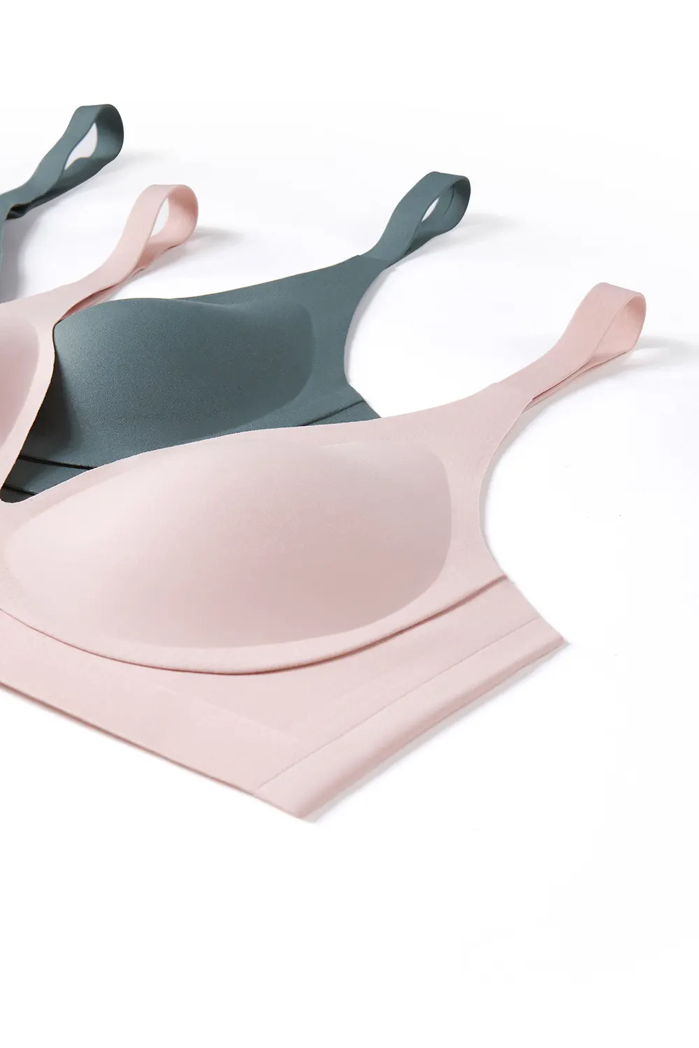 Seamless Push Up Cross-folding Bra