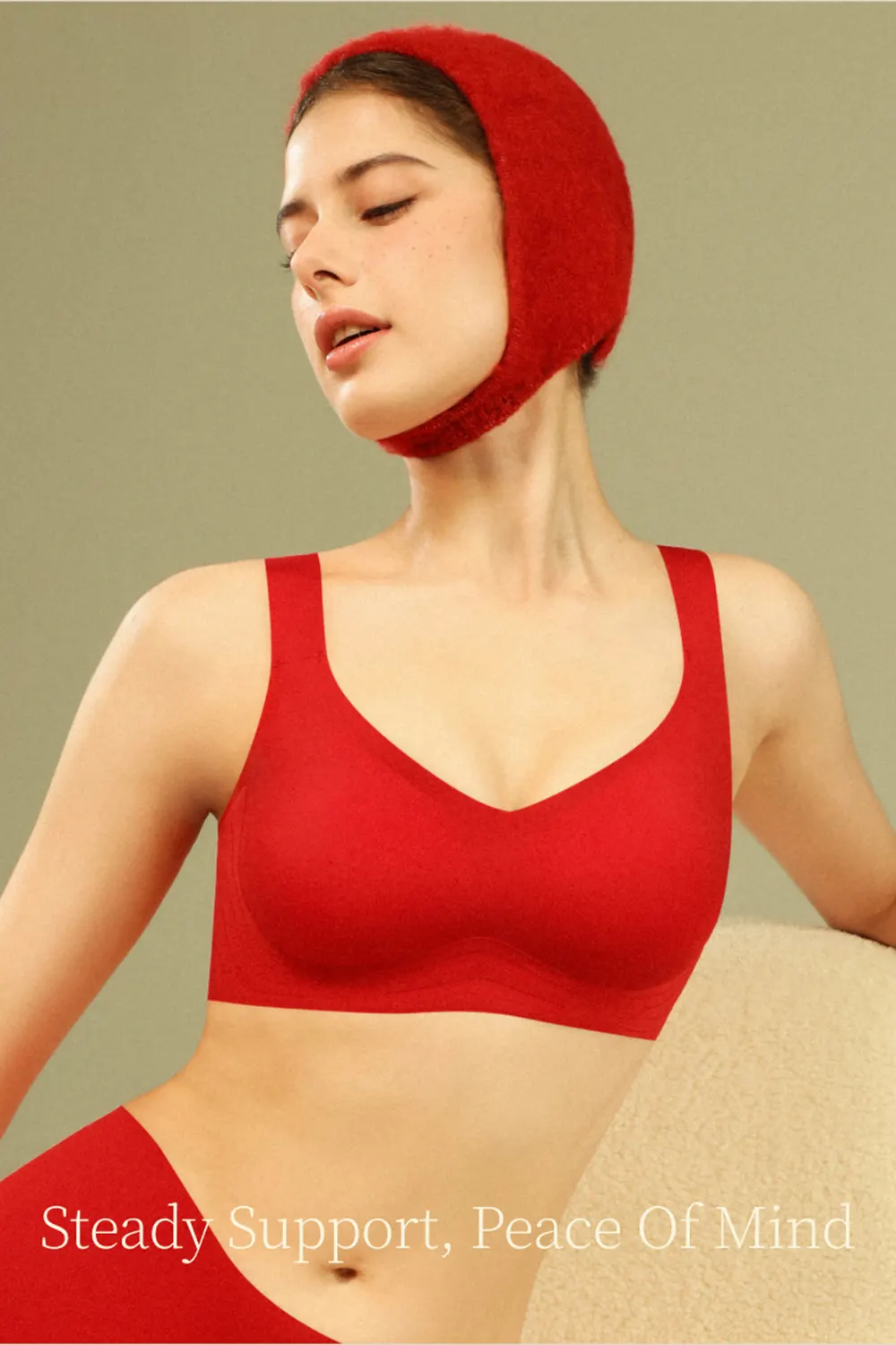 Wireless Seamless Anti-sagging Minimizer Bra