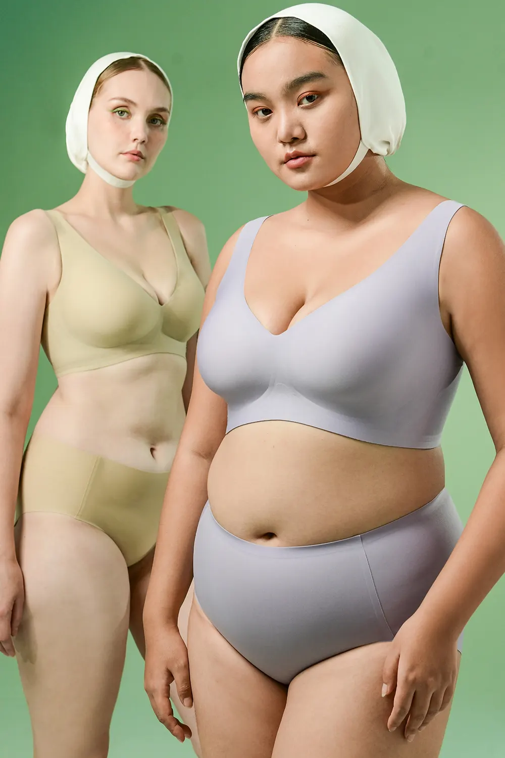 Plus Size Seamless Wireless Push Up Bra