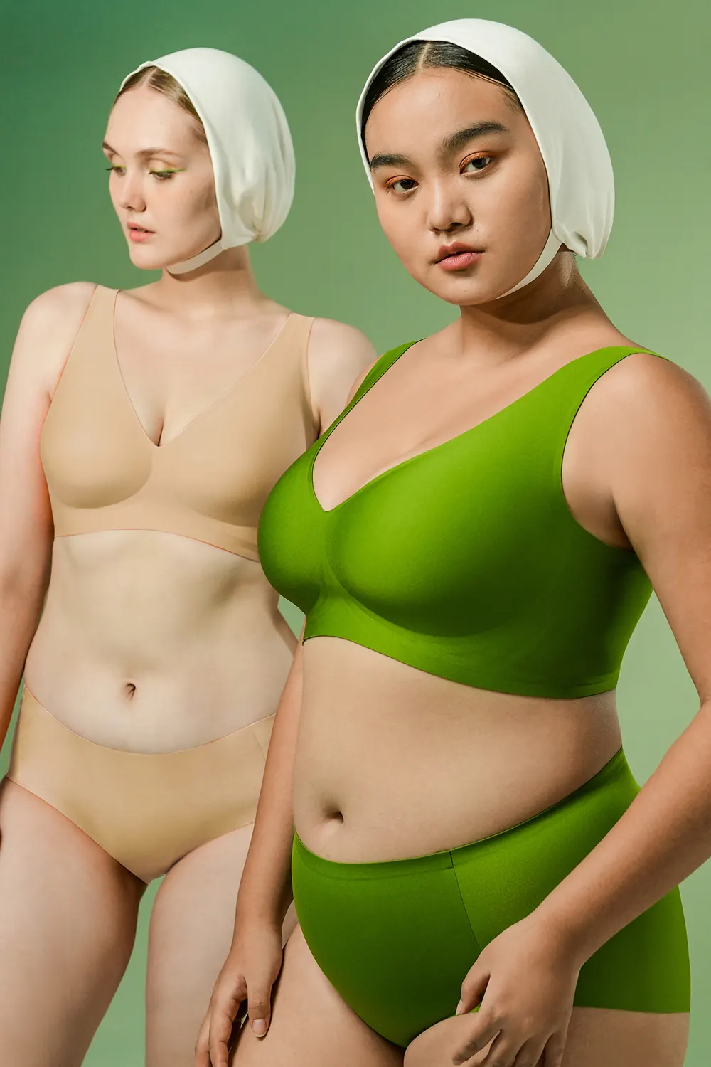 Plus Size Seamless Wireless Push Up Bra