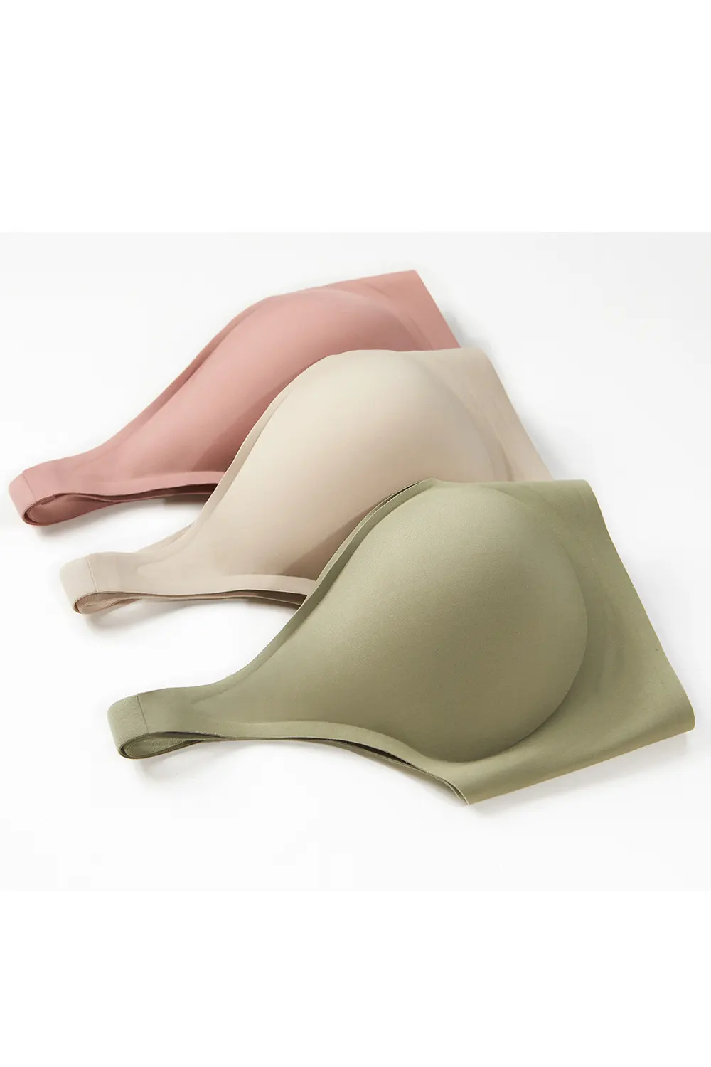 Plus Size Seamless Wireless Push Up Bra