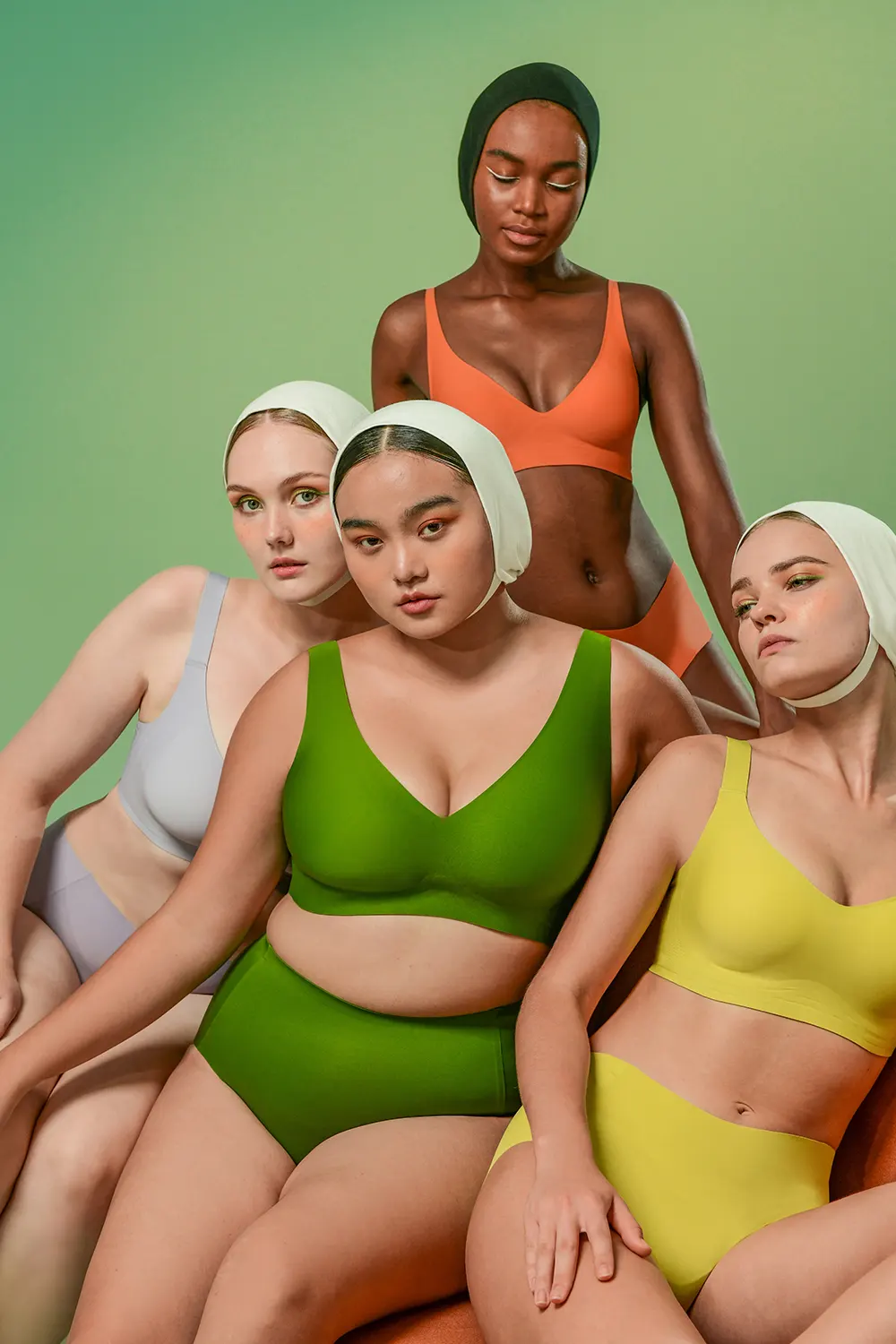 Plus Size Seamless Wireless Push Up Bra