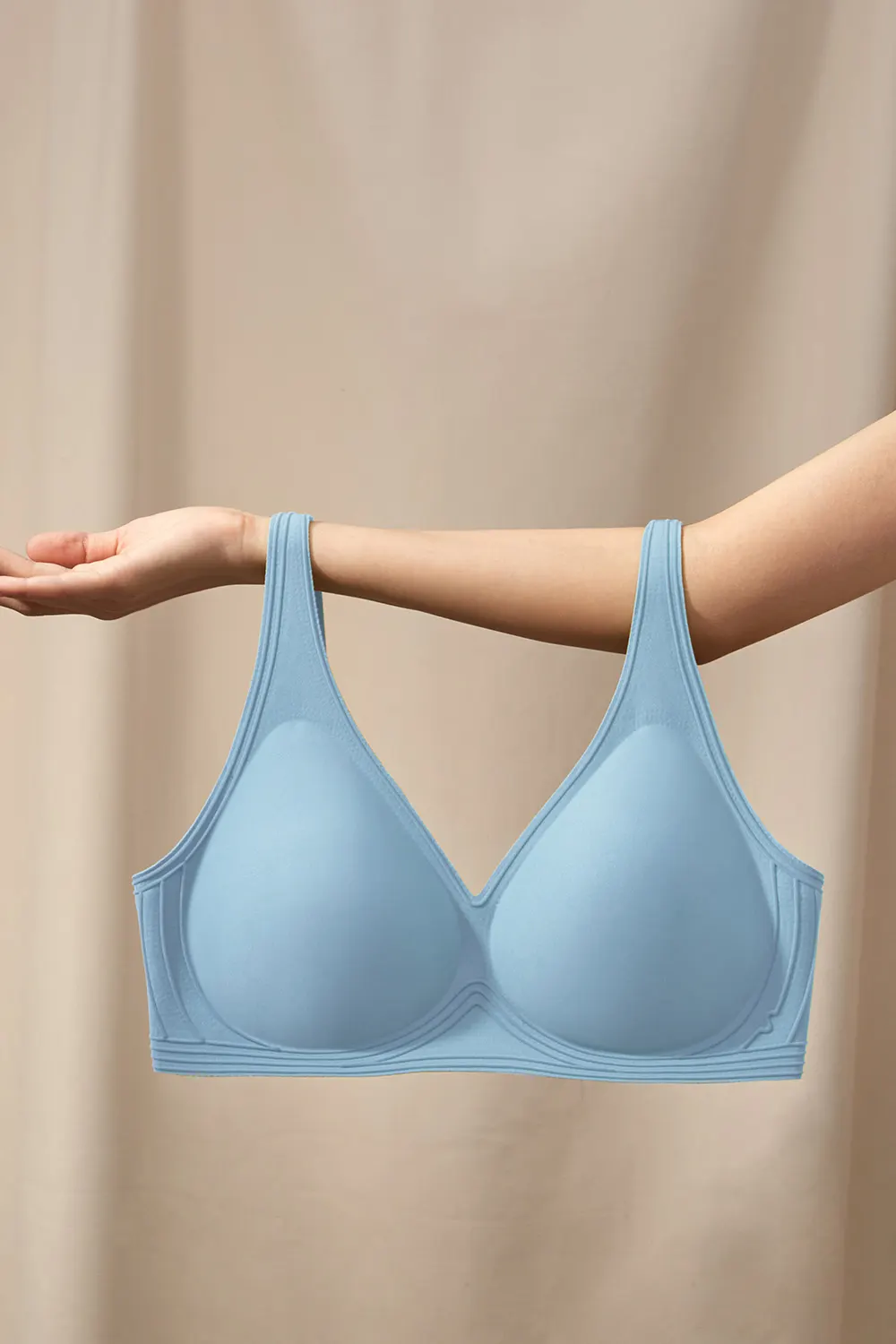 Seamless Push Up Padded Smooth Wireless Bra