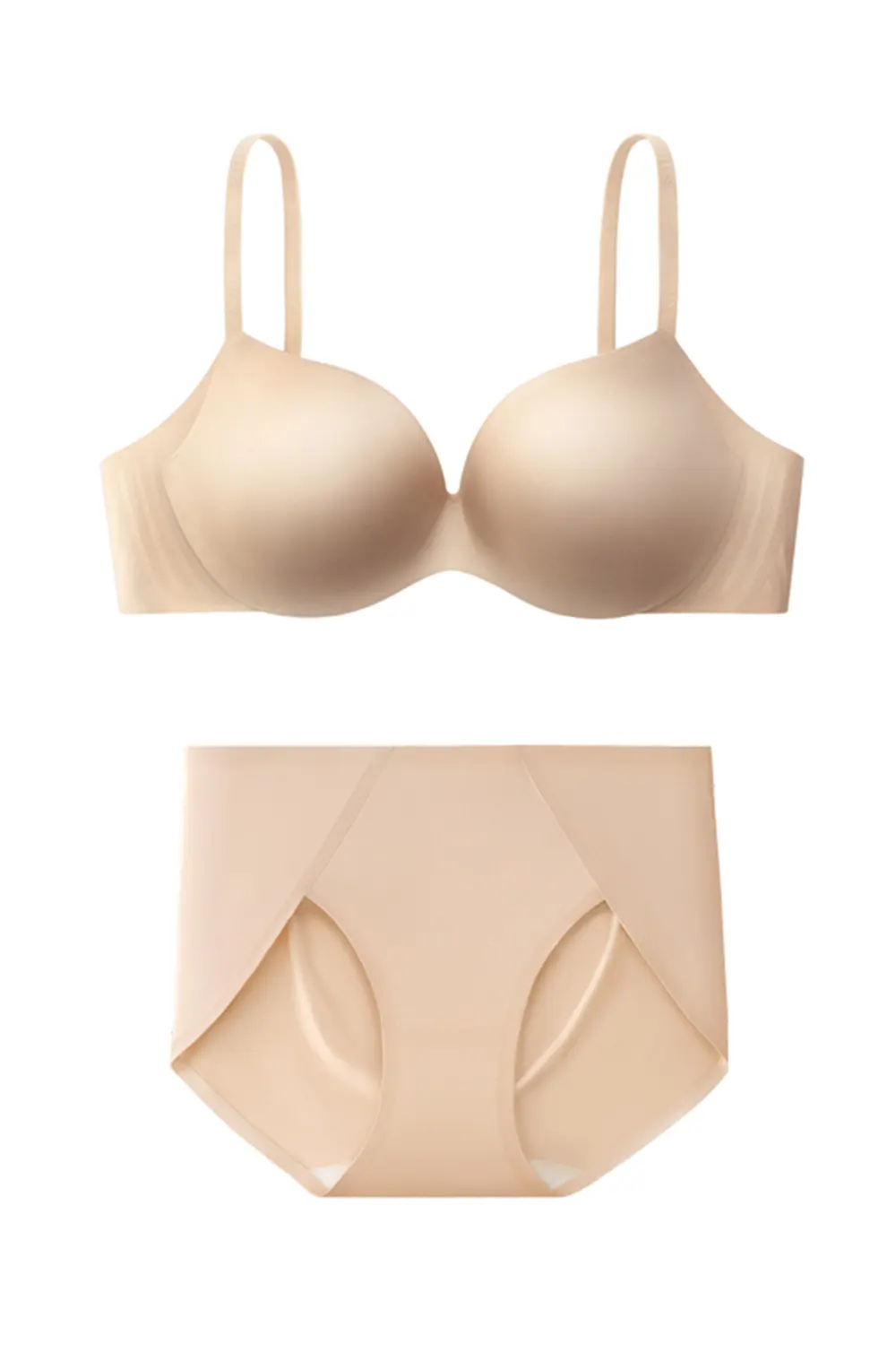 Wireless Seamless Push Up Small Chest Bra Set