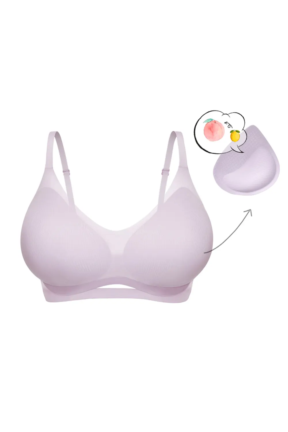 Summer Cooling Wireless Seamless Bra