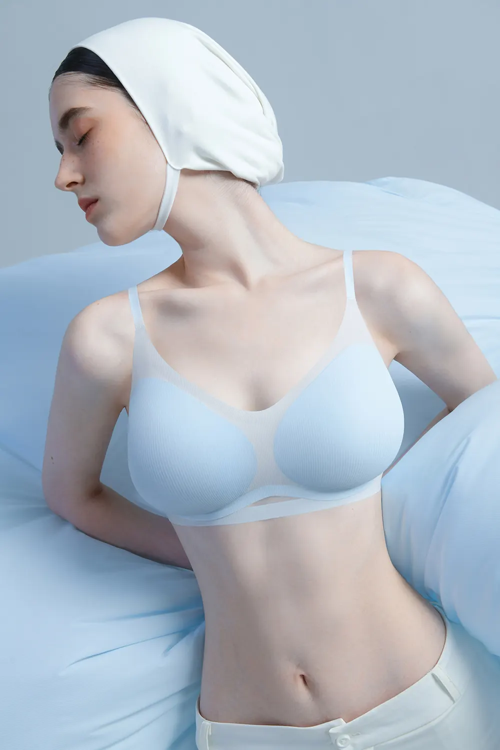 Summer Cooling Wireless Seamless Bra