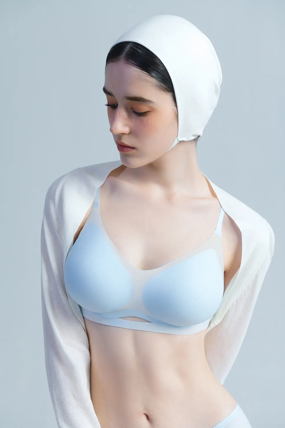 Summer Cooling Wireless Seamless Bra