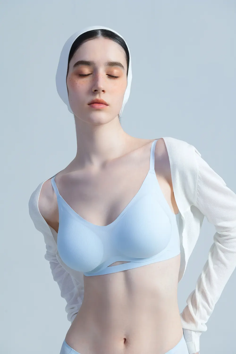 Summer Cooling Wireless Seamless Bra