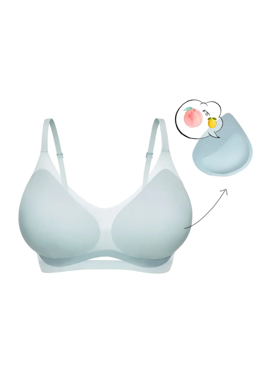 Summer Cooling Wireless Seamless Bra