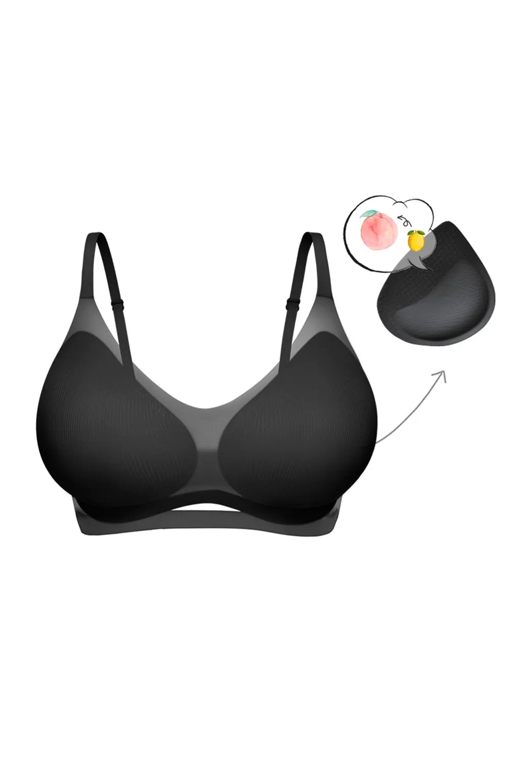 Summer Cooling Wireless Seamless Bra