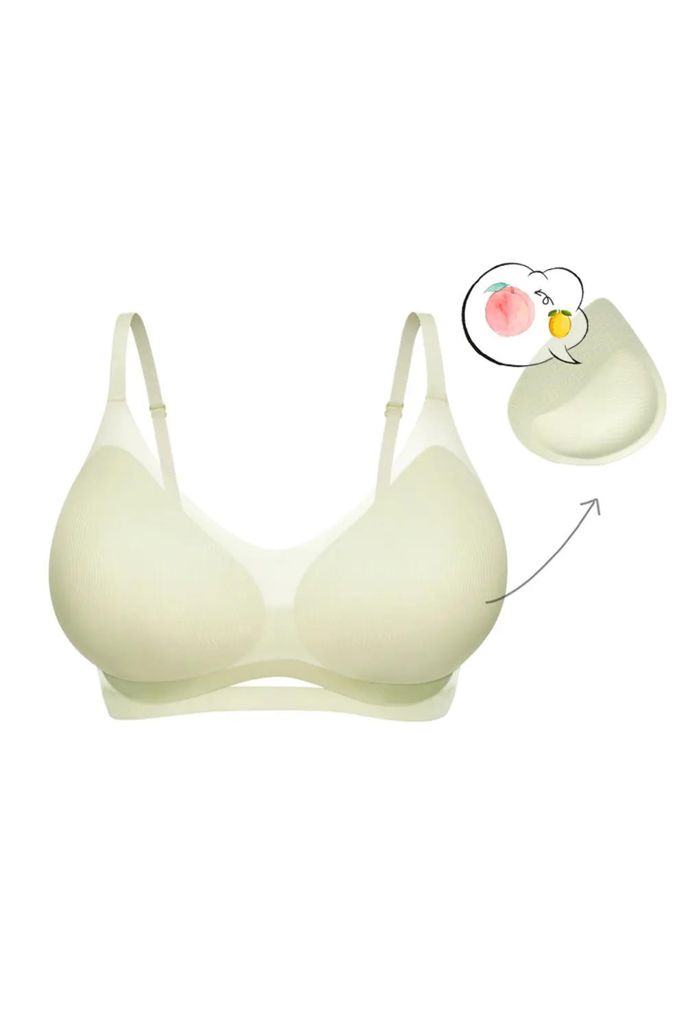 Summer Cooling Wireless Seamless Bra