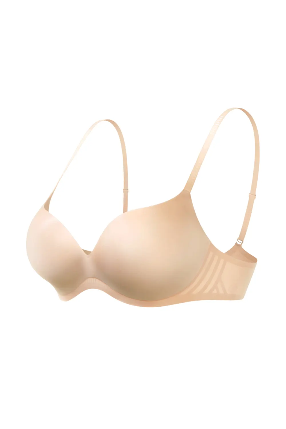 Plunge Seamless Push Up Small Chest Bra