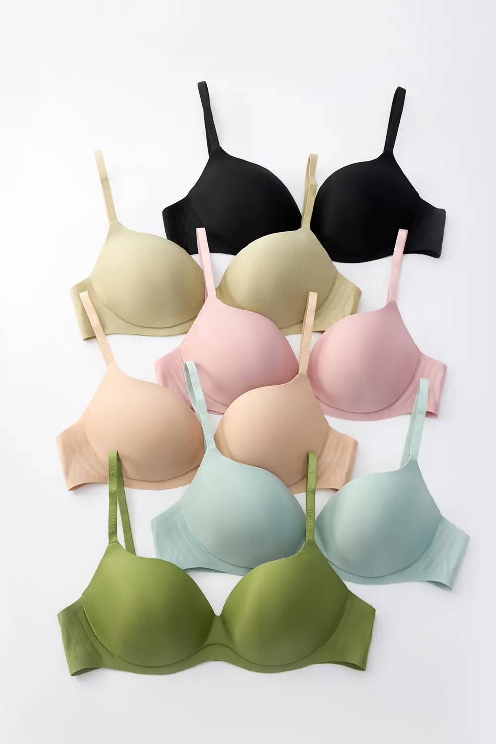 Plunge Seamless Push Up Small Chest Bra