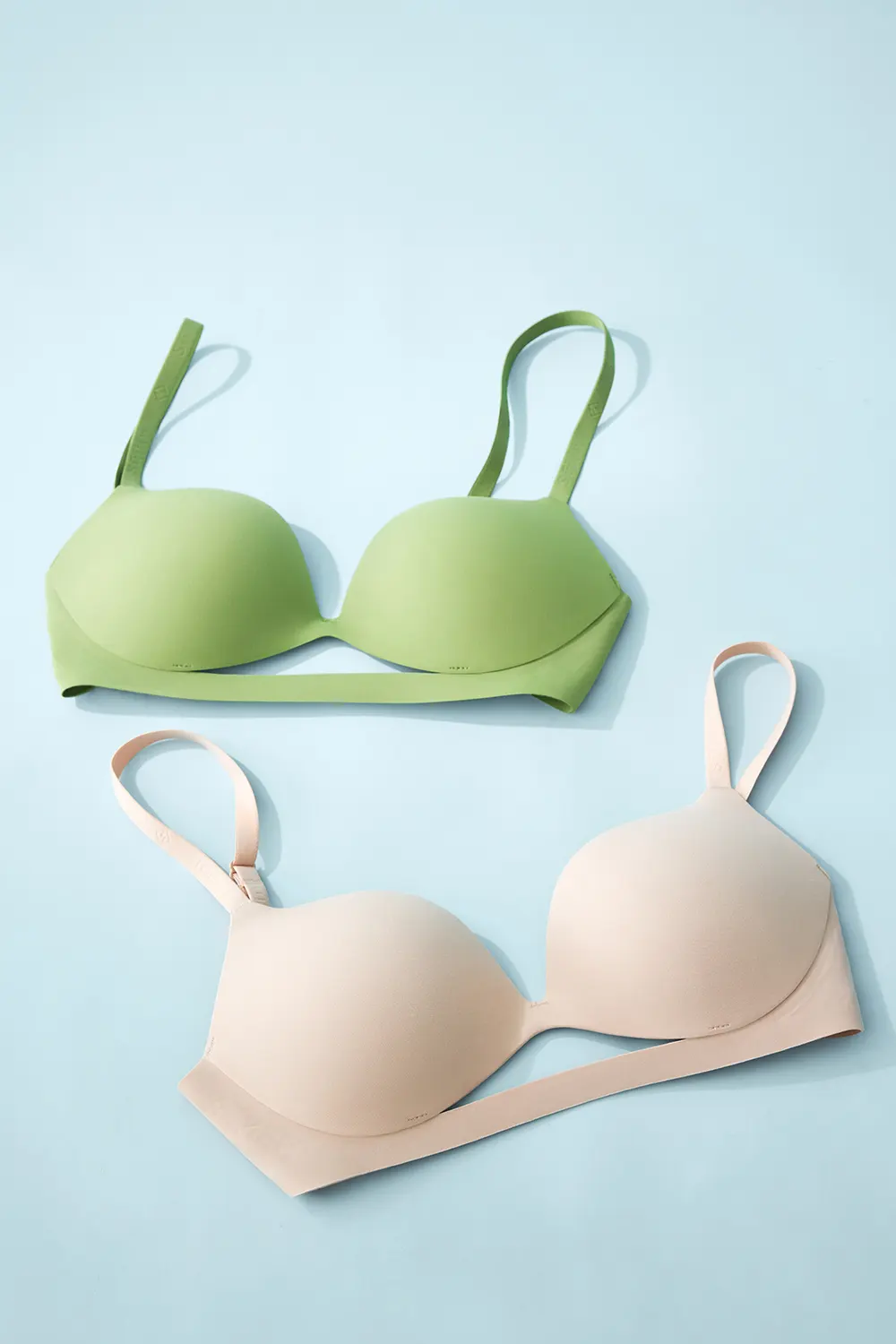 Sexy Wireless Push Up Plunge Bra