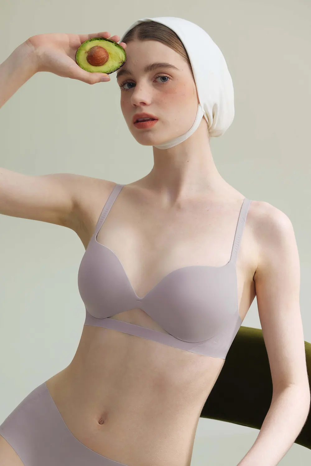 Sexy Wireless Push Up Plunge Bra