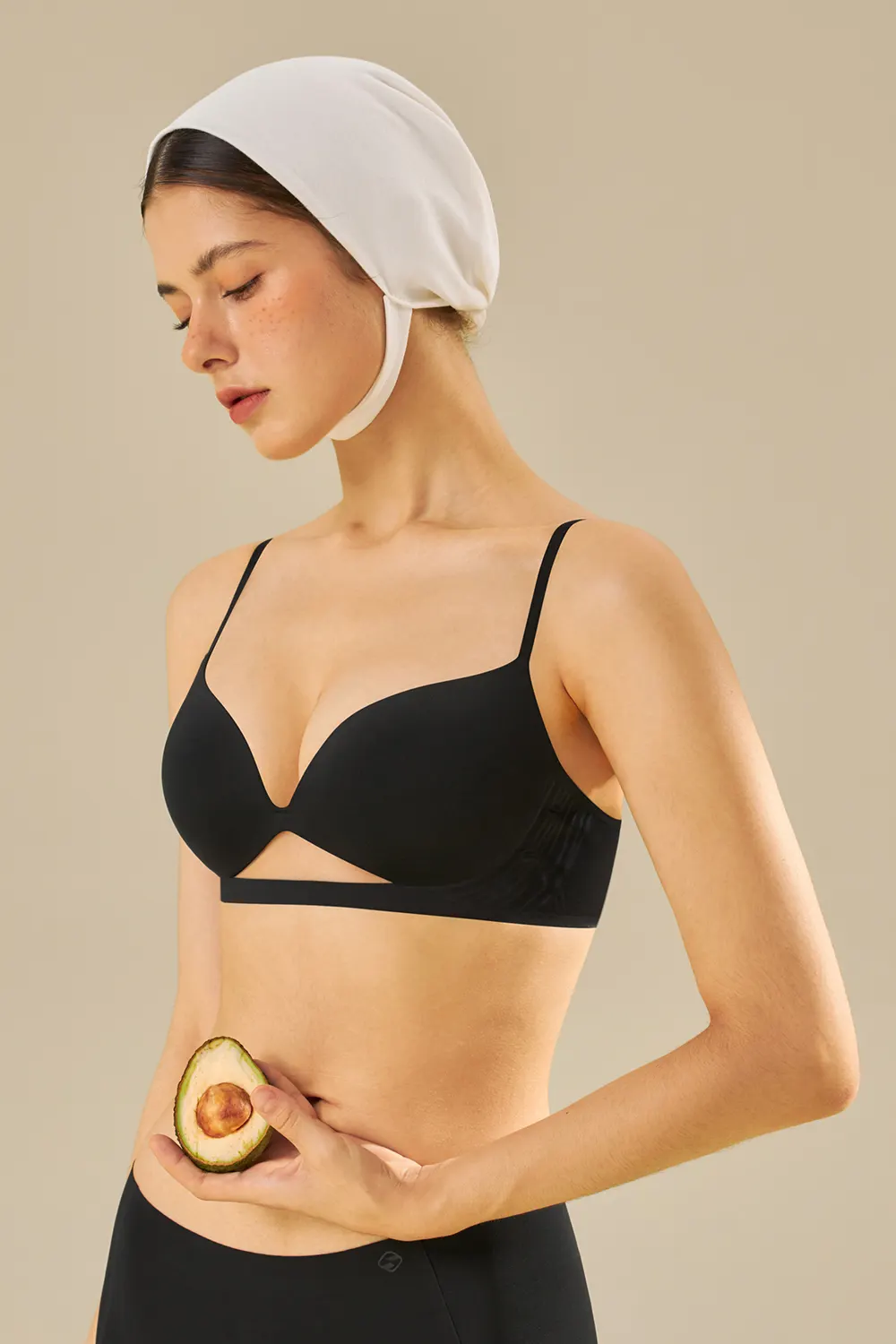 Sexy Wireless Push Up Plunge Bra
