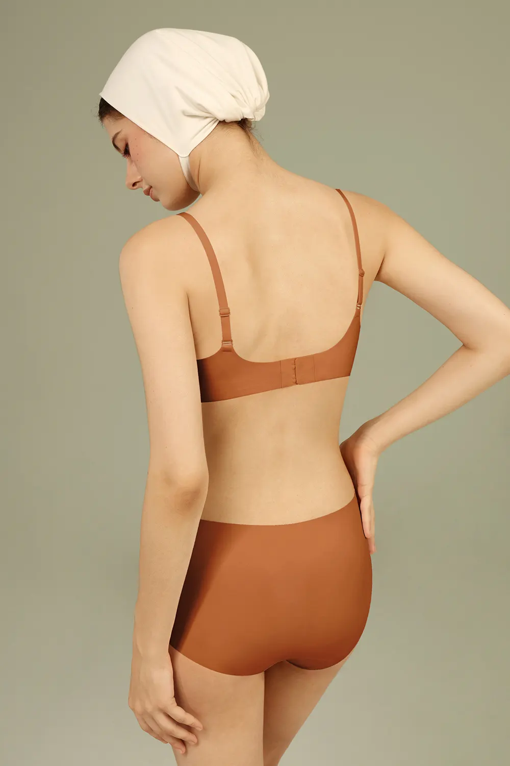 Wirefree Fixed Cup Push Up Seamless Bra