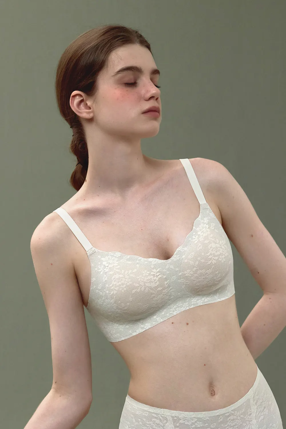 Sexy Lace Seamless Wireless Bra
