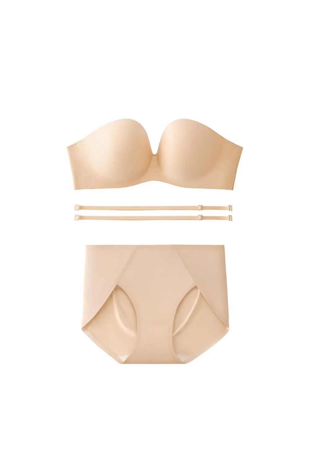 Strapless Invisible Bra Set