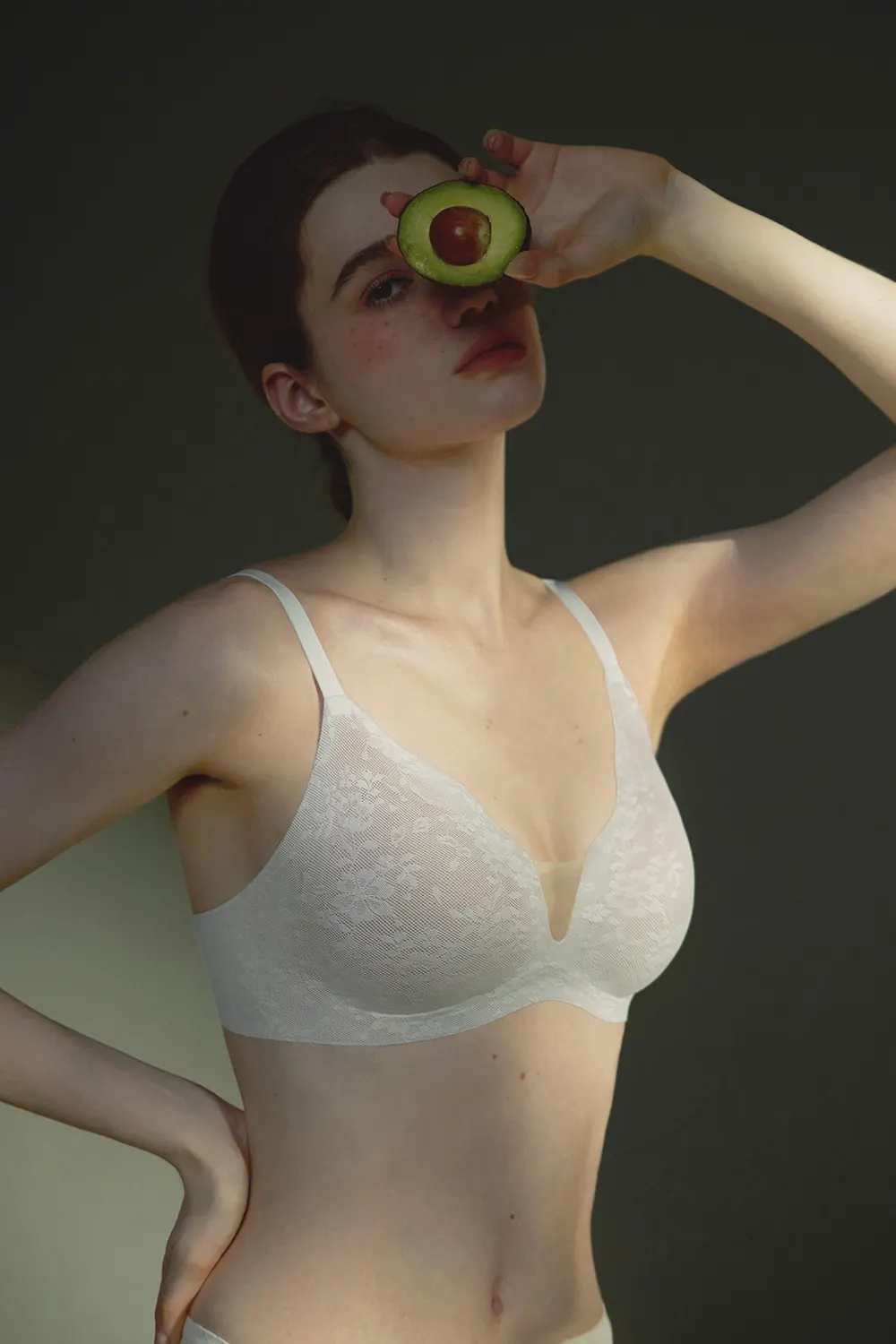 Lace Wireless Push Up Bra