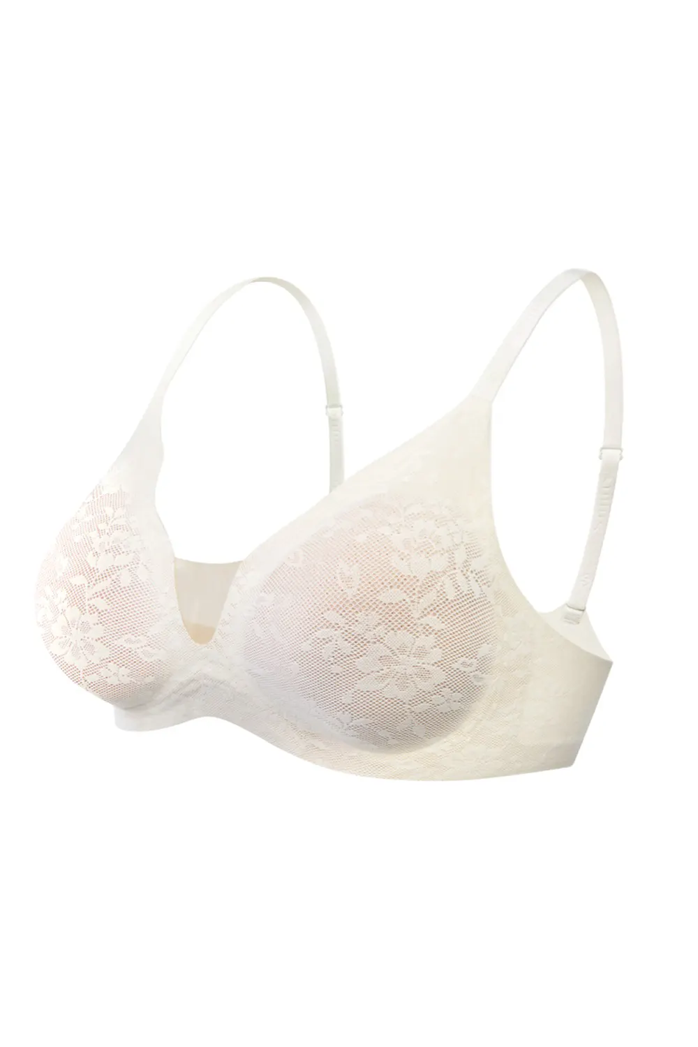 Lace Wireless Push Up Bra