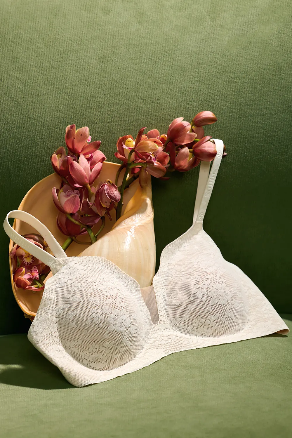 Lace Wireless Push Up Bra