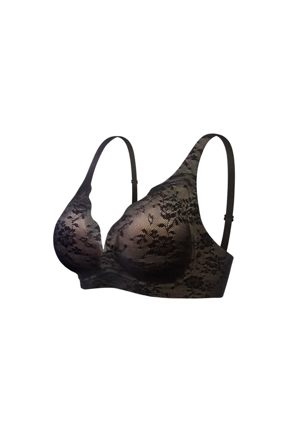 Sexy Plunge Lace Push Up Bra