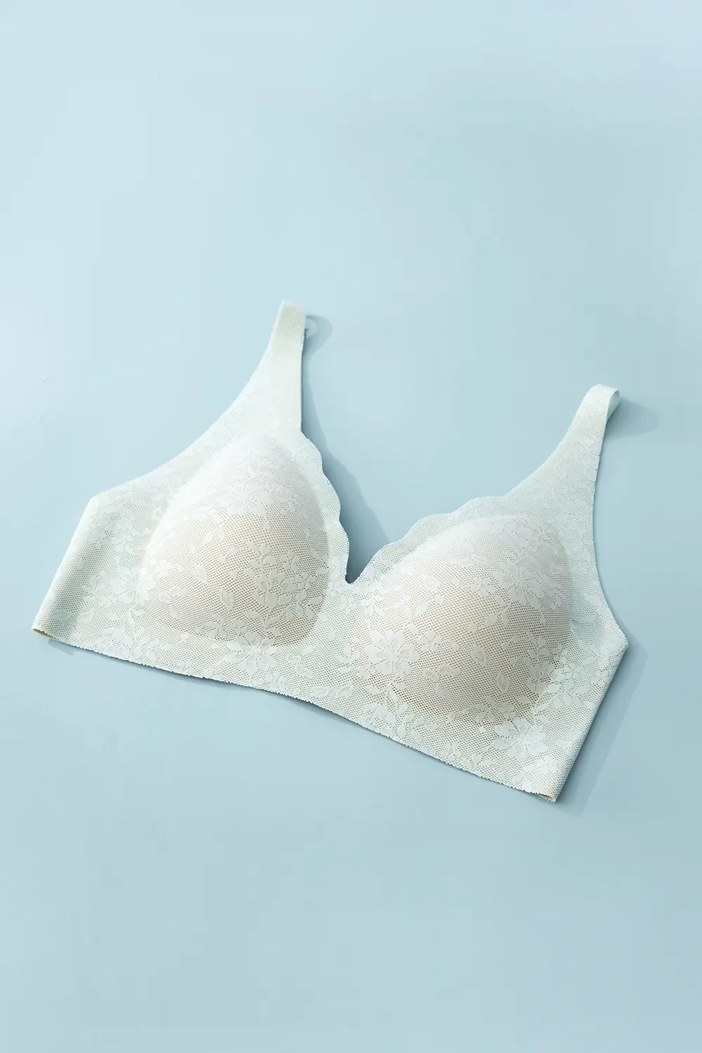 Sexy Plunge Lace Push Up Bra