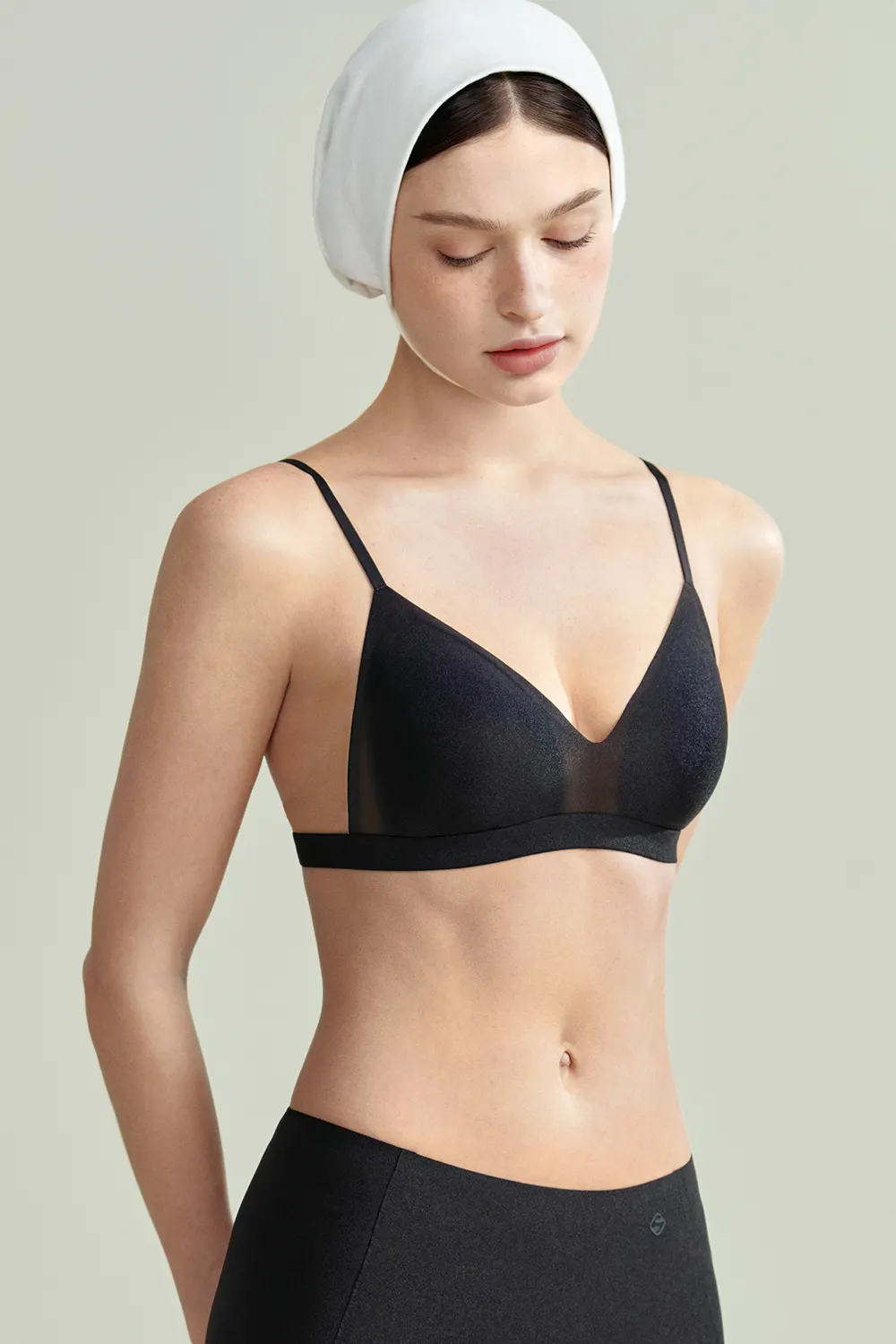 Seamless Push Up Triangle Cup Wireless Cool Bra