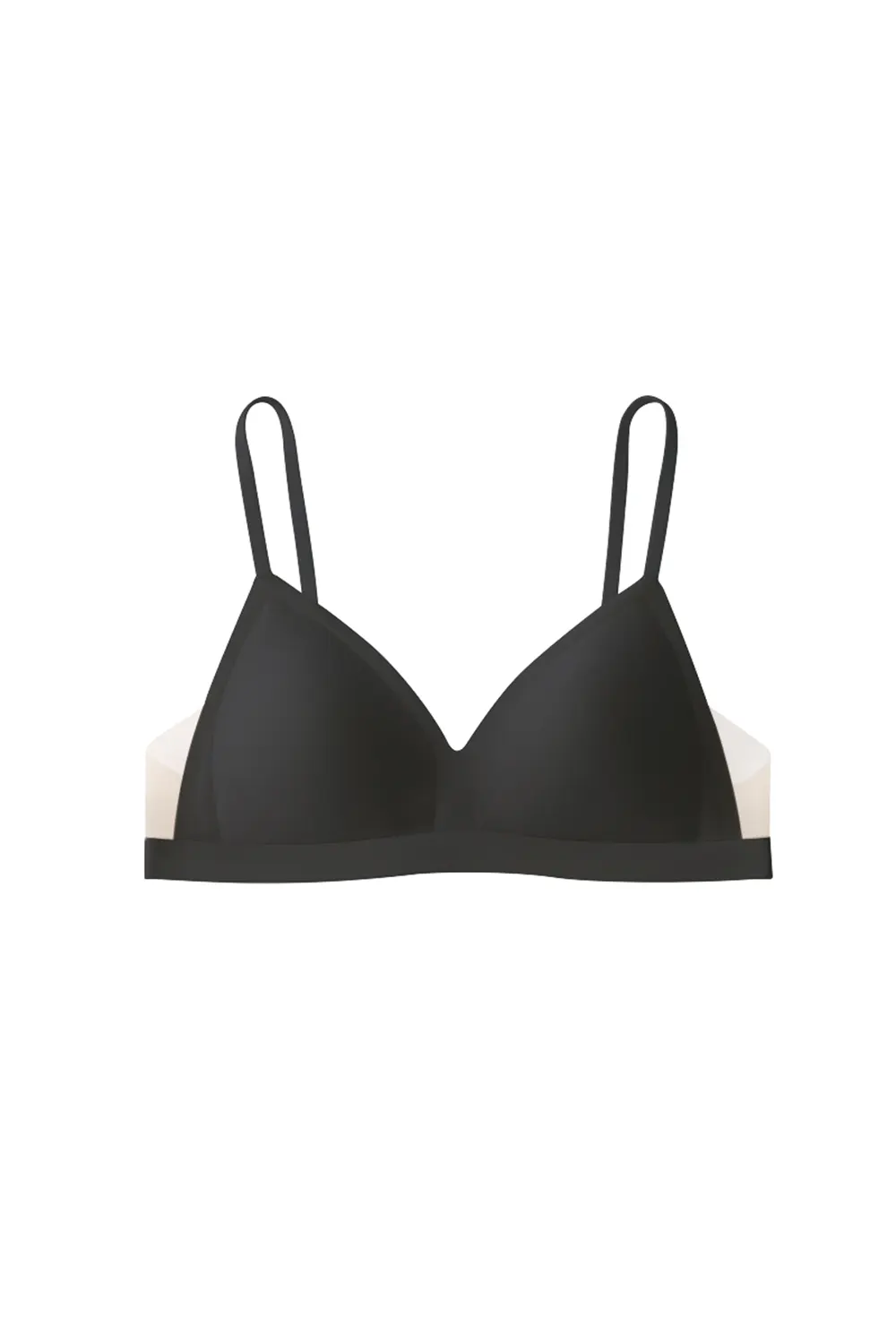 Seamless Push Up Triangle Cup Wireless Cool Bra
