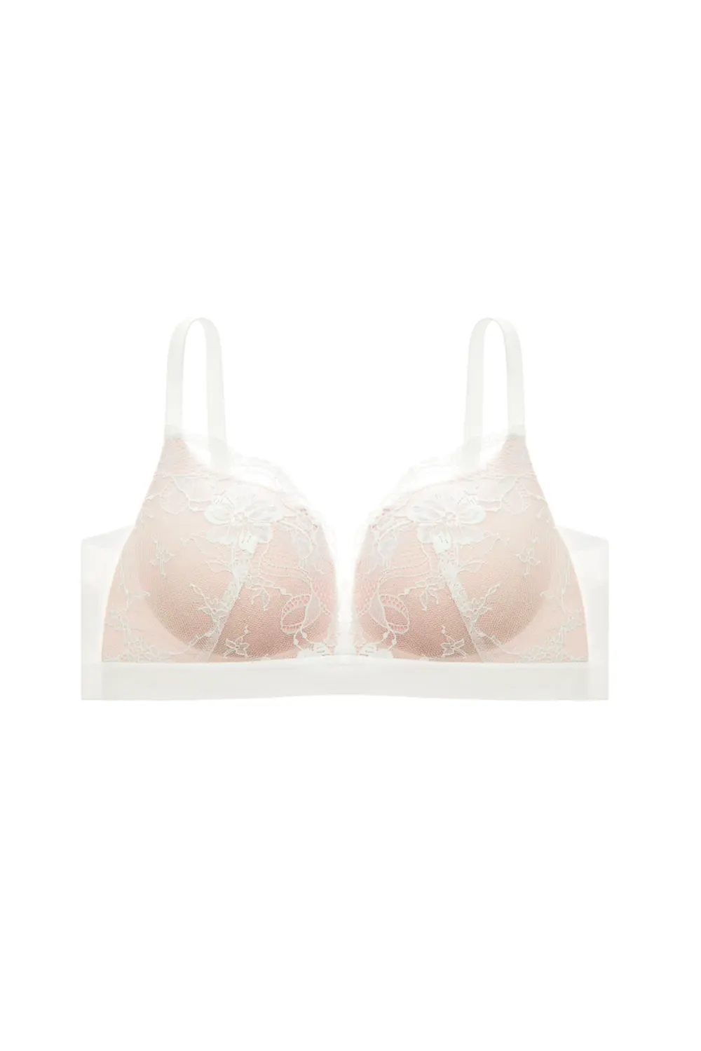 Sexy Lace Wireless Push Up Supportive Bra