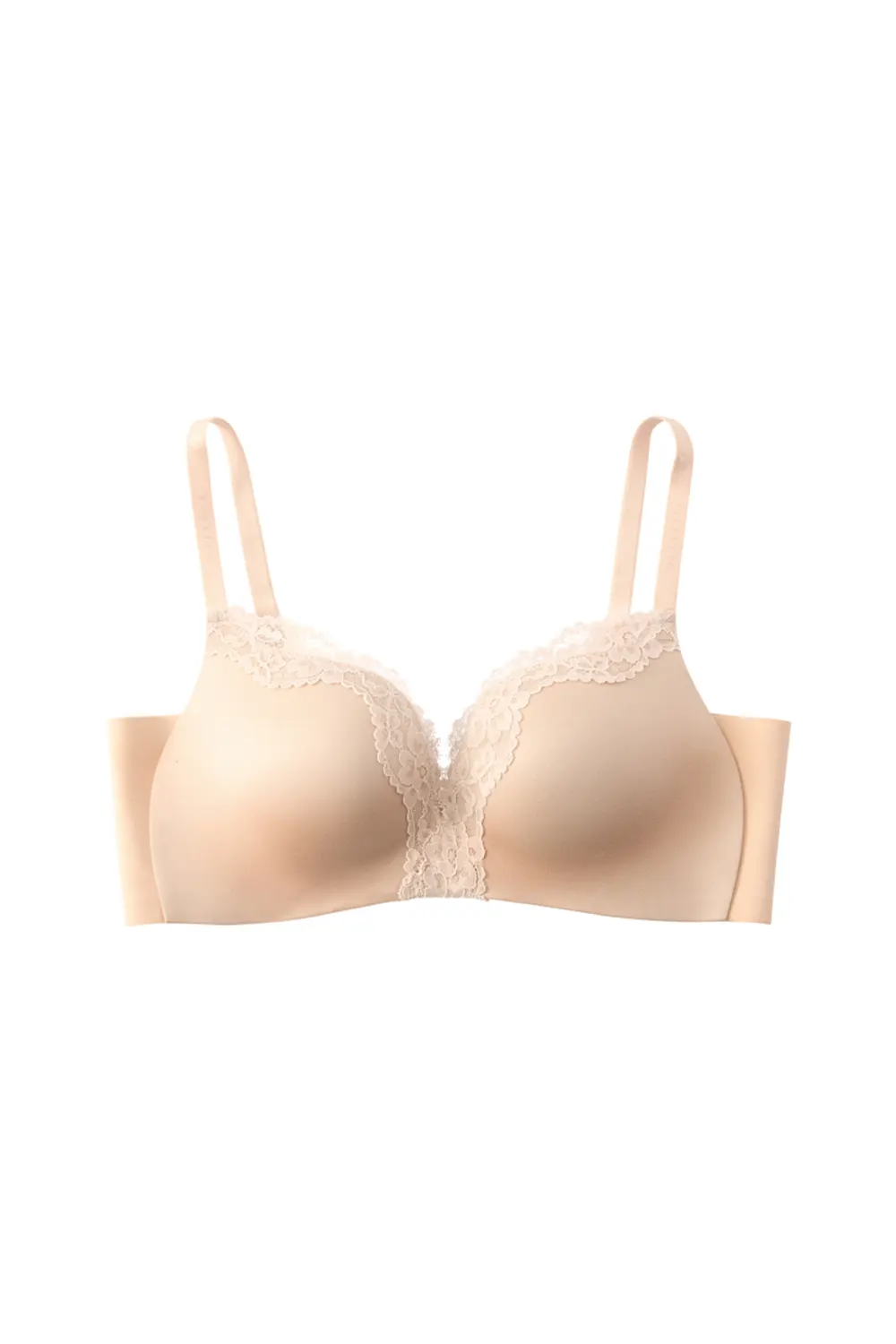 Wireless Push Up Plunge Small Chest Lace Bra