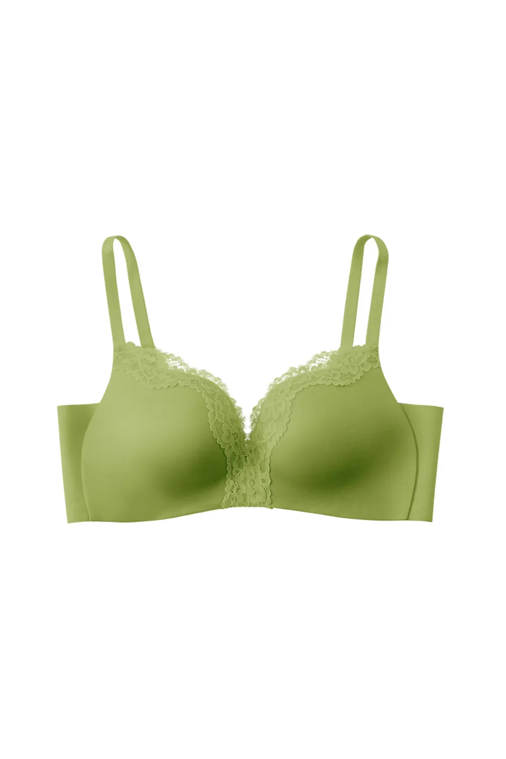 Wireless Push Up Plunge Small Chest Lace Bra