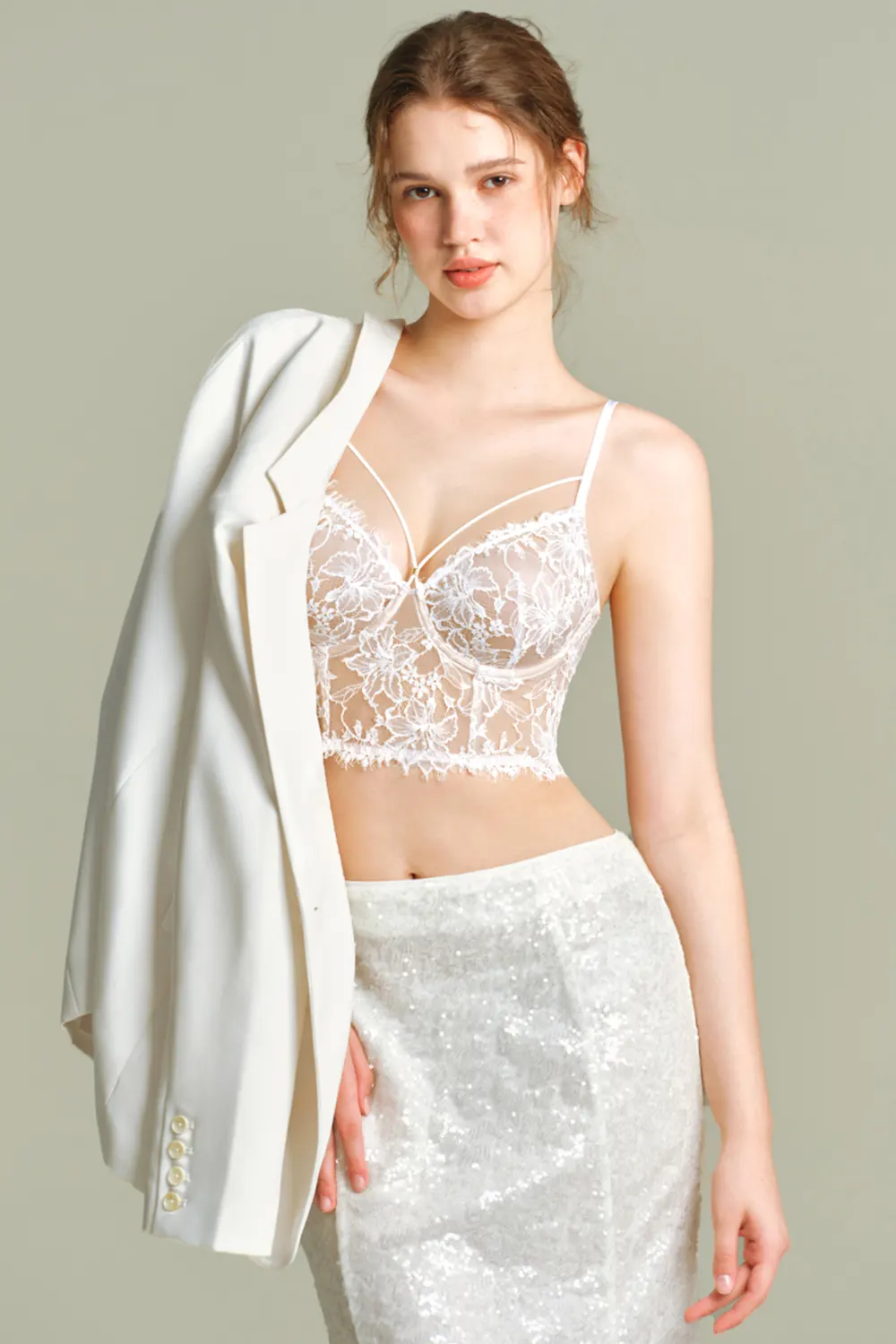 Sexy Lace French Romantic Small Breast Bra