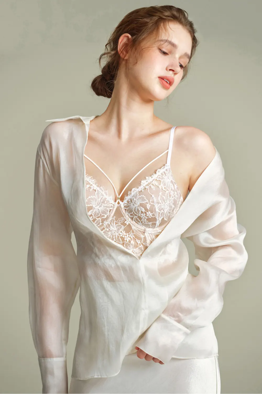 Sexy Lace French Romantic Small Breast Bra