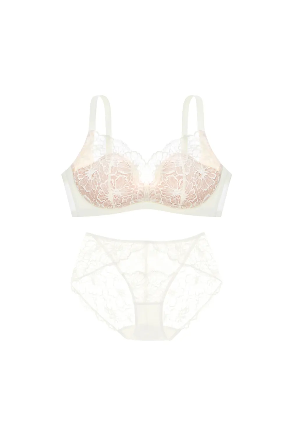 Plus Size Full Coverage Minimizer Lace Bra Sets