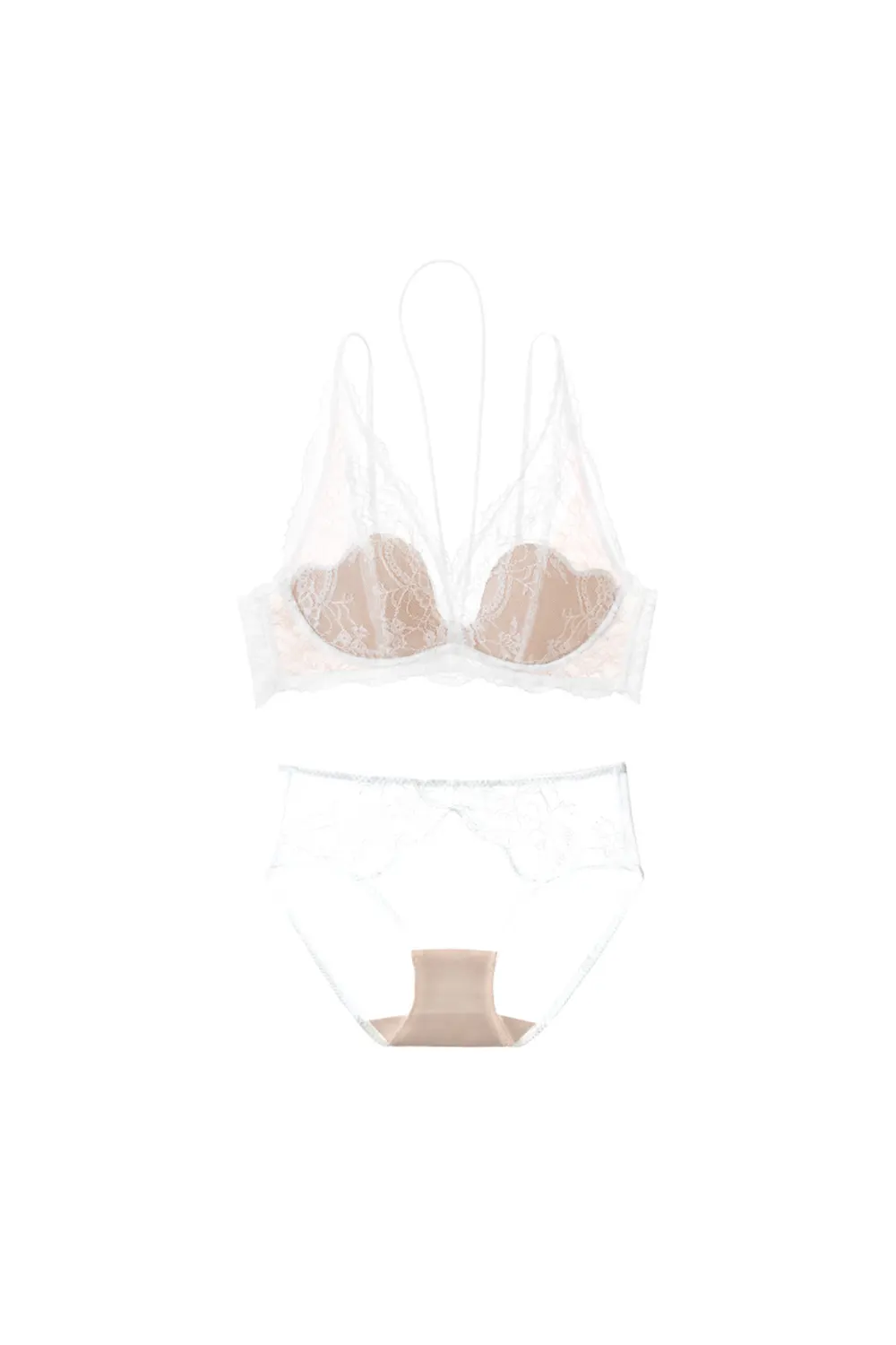 Plunge Lace Lingeries Set