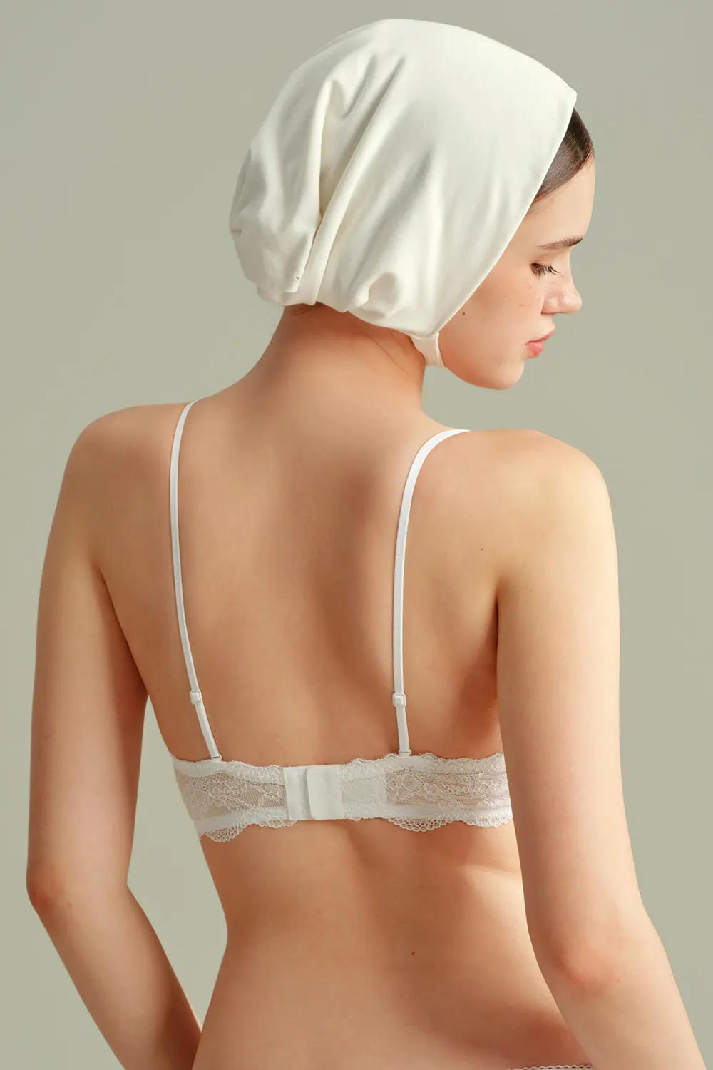 Deep V Plunge Wireless Soft Support Lace Bra