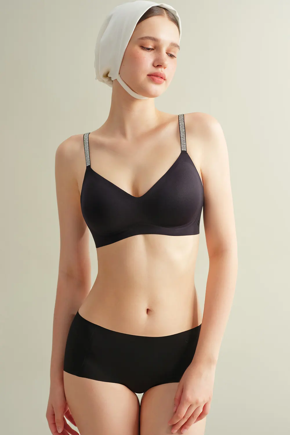 Seamless Push-up Diamond Shoulder Strap Small Chest Bra