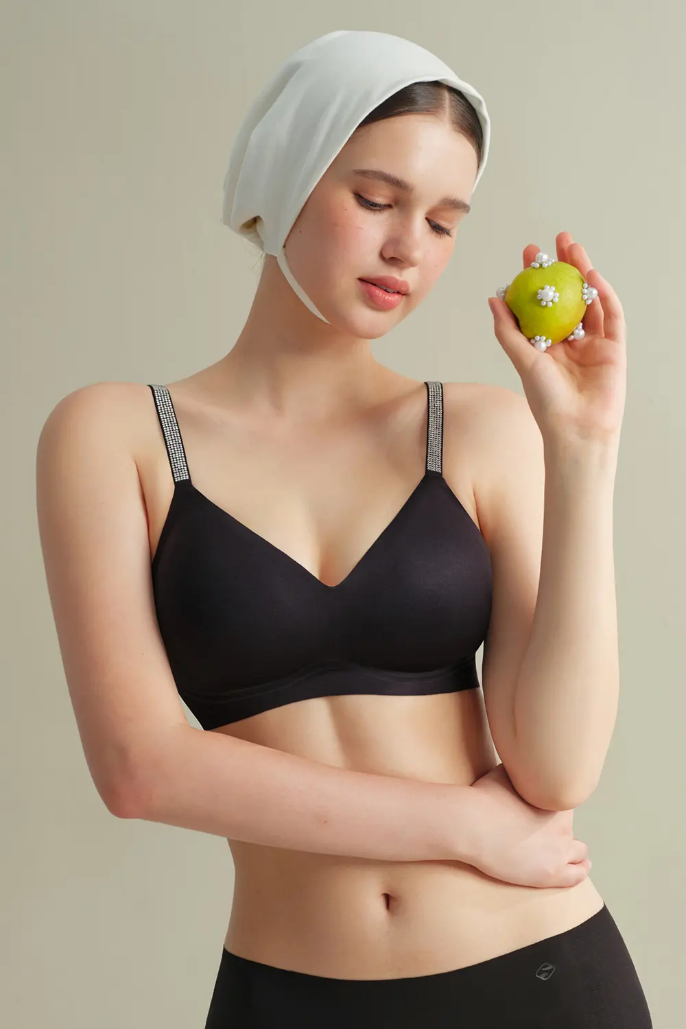 Seamless Push-up Diamond Shoulder Strap Small Chest Bra