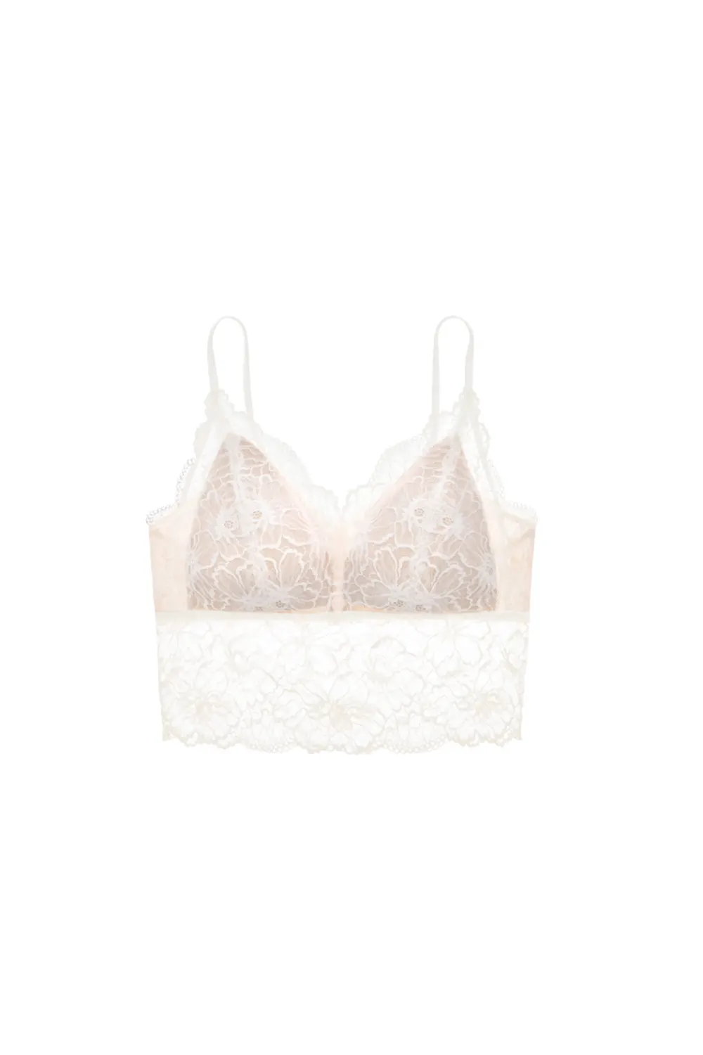 Lace Wireless Thin Tank Bra