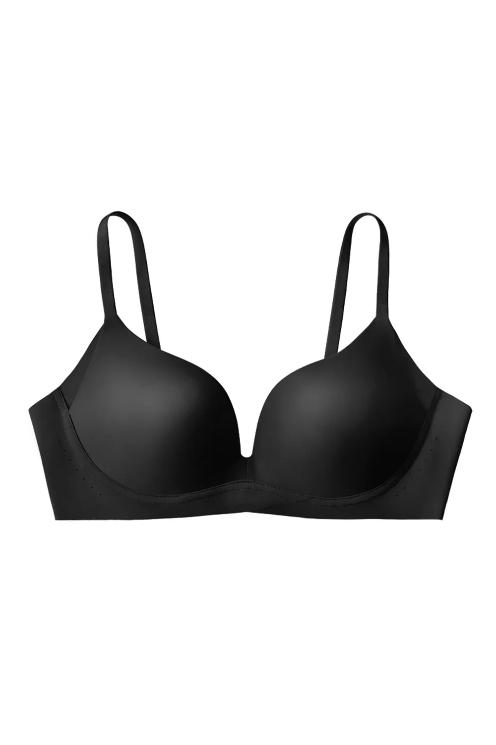Seamless Push Up Plunge Wireless Small Chest Bra